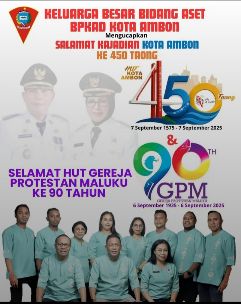 HUT Kota Ambon Ke- 450