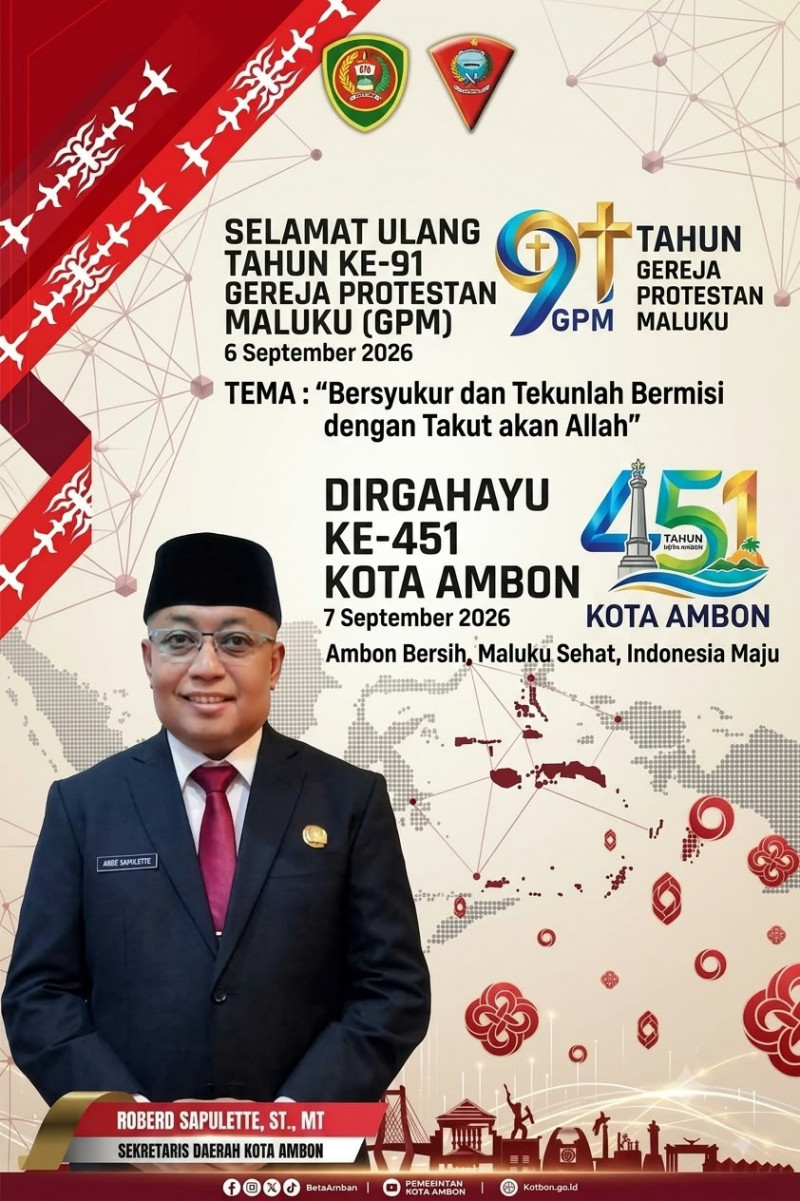 HUT GPM KE 91 DAN HUT KOTA AMBON KE 451