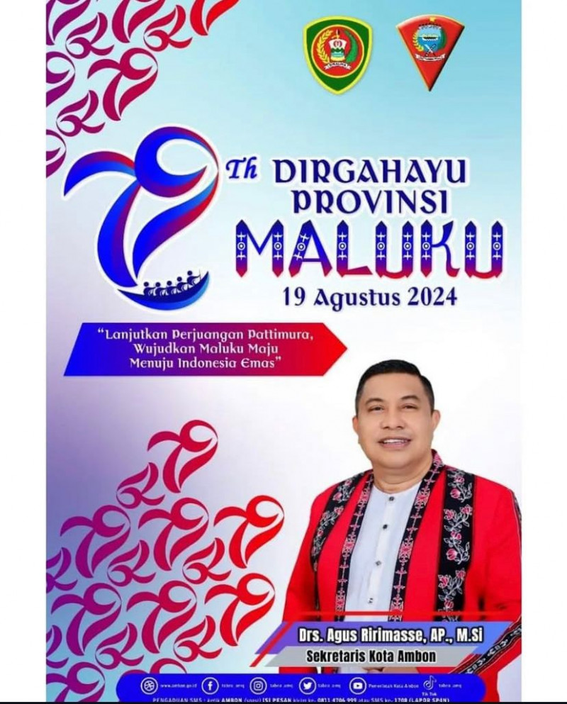 HUT Provinsi Maluku 19 Agustus 2024