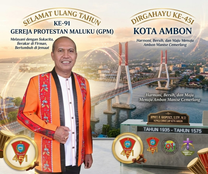 HUT GPM KE 91 DAN HUT KOTA AMBON KE 451