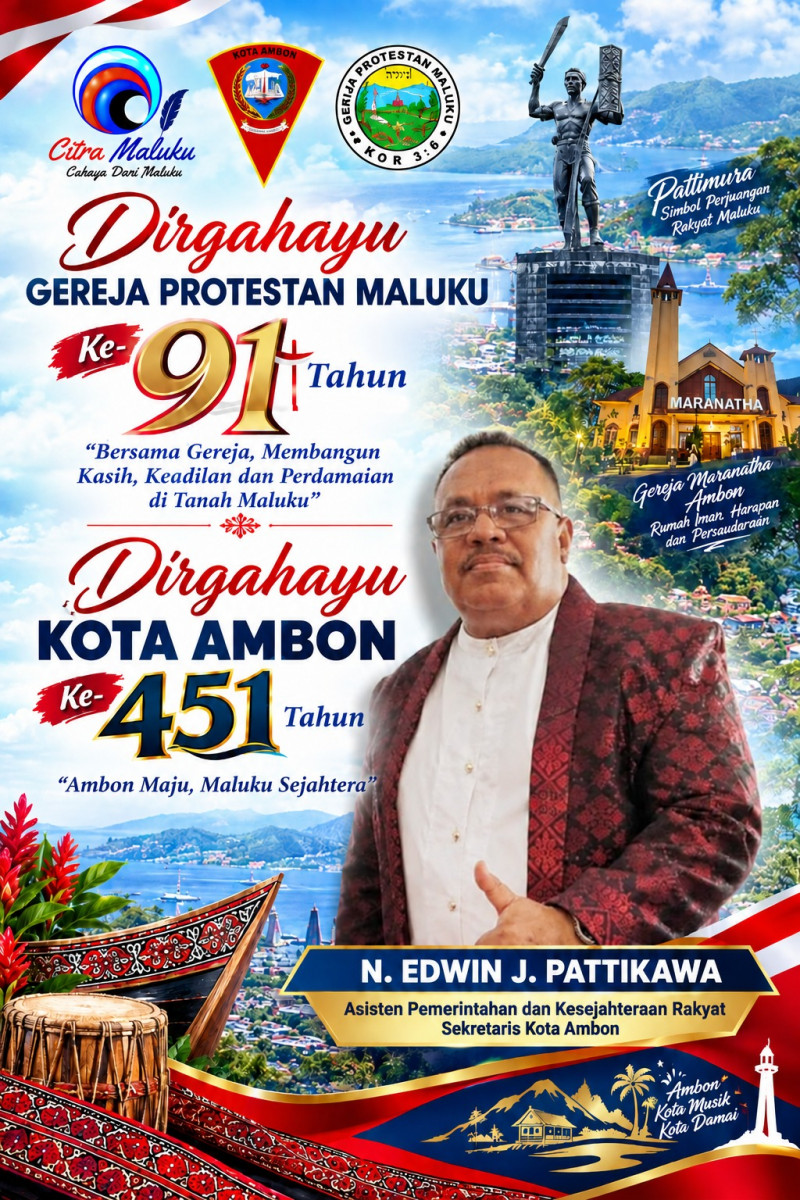 HUT GPM KE 91 DAN HUT KOTA AMBON KE 451
