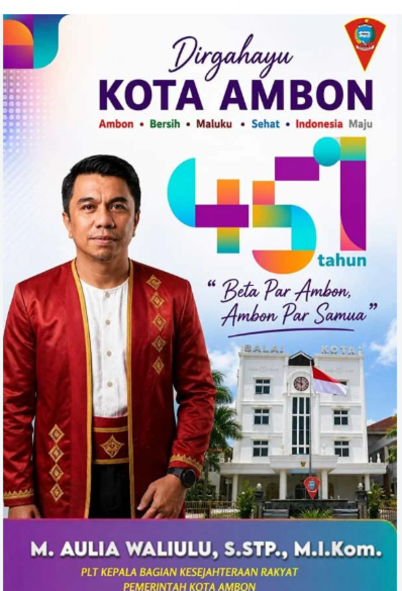 HUT Kota Ambon Ke- 451