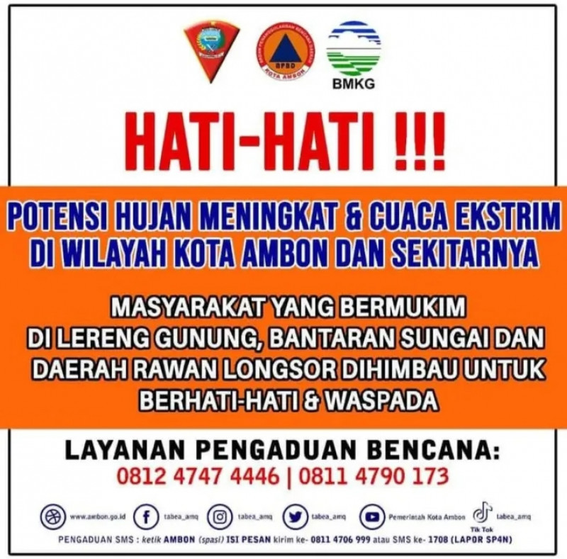 Pemberitahuan Potensi Cuaca