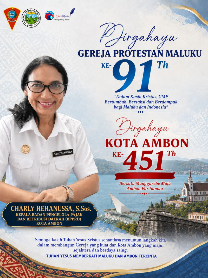 HUT GPM Ke- 91 Dan HUT Kota Ambon Ke- 451