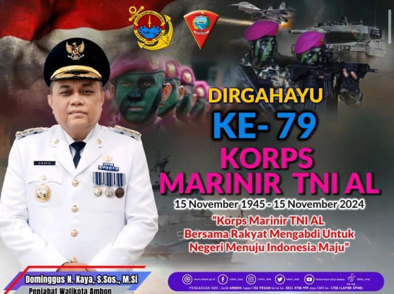 Dirgahayu Ke 79 Korps Marinir TNI AL