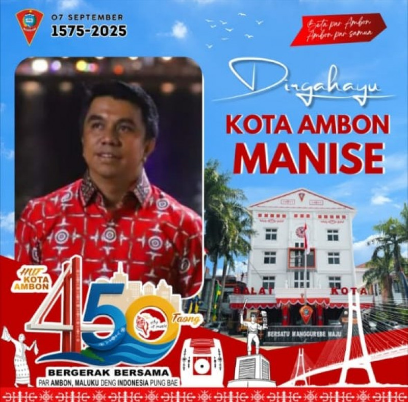 HUT Kota Ambon Ke- 450