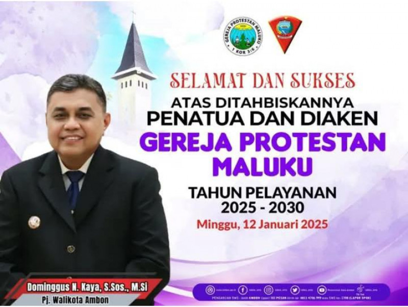 Selamat dan Sukses Atas Ditahbiskannya Penatua dan Diaken GPM