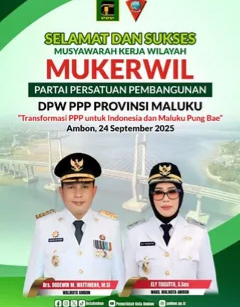 Selamat dan Sukses Musyawara Wilayah MUKERWIL DPW PPP