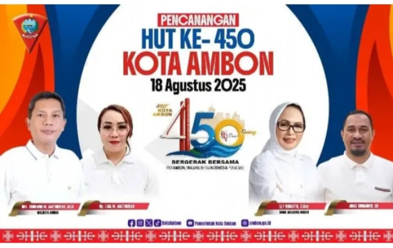 Pencanangan HUT Kota Ambon