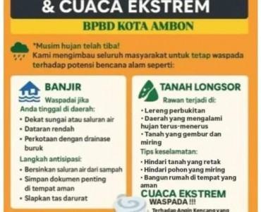 Himbauan Banjir dan Tanah Lonsor