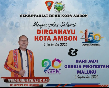 HUT Kota Ambon Ke- 450
