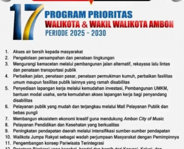 17 Program Prioritas