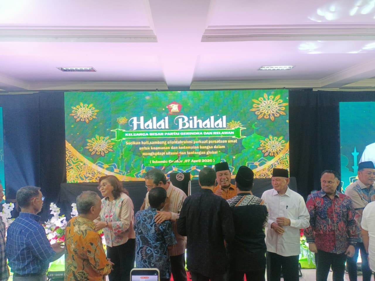 Halal Bihalal Gerindra Maluku, Gubernur Ajak Warga Jaga Persatuan