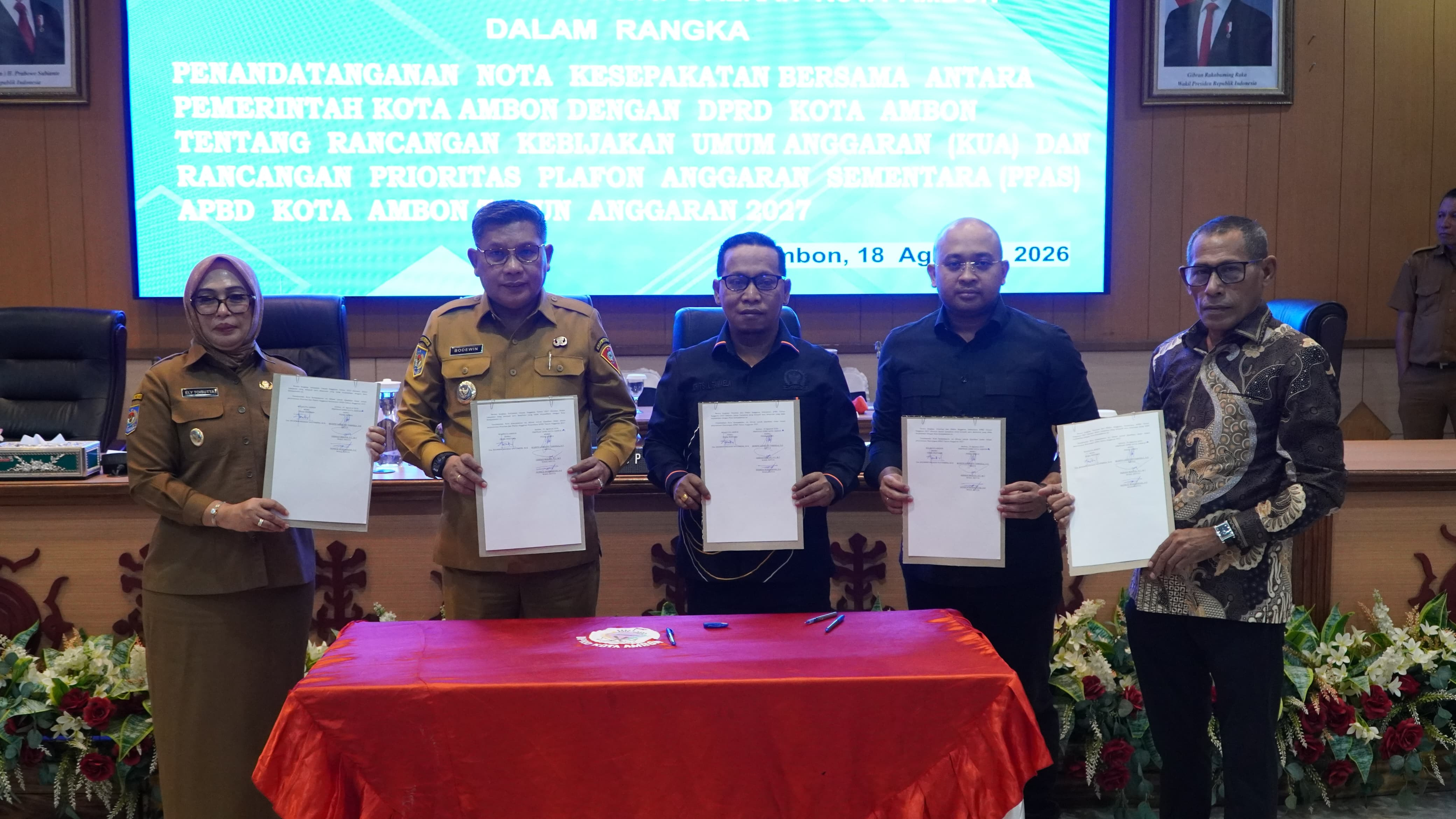 APBD Ambon 2027 Masuk Tahap Penyusunan Usai KUA-PPAS Disepakati