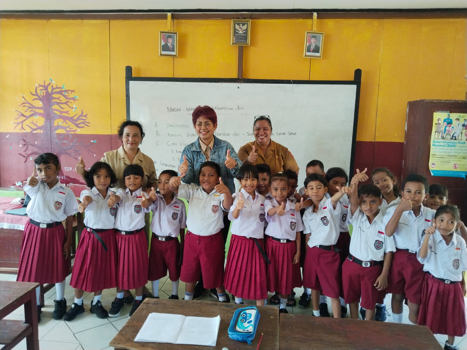 Berkunjung Barends Di  SD Negeri 8 Ambon Sebagai Bentuk Dukungan Green School