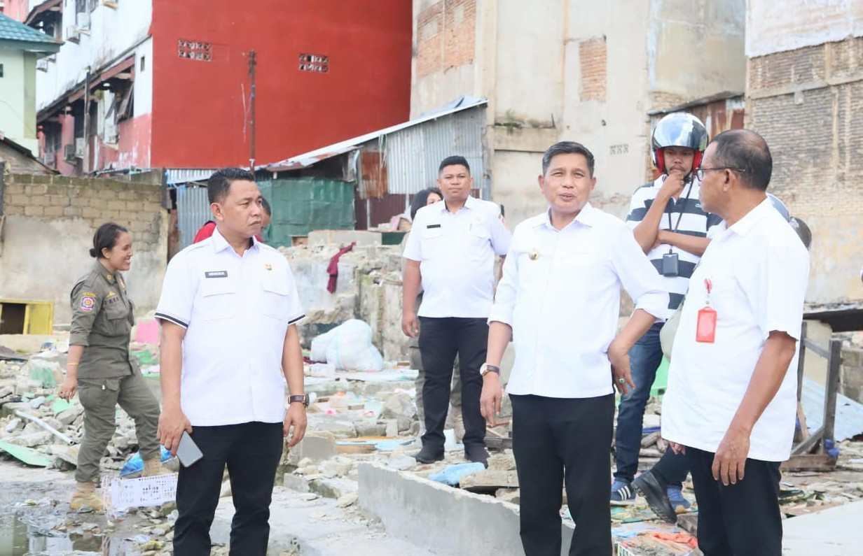 Pj. Wali Kota Ambon Tinjau Lahan Eks – Pasar Gambus