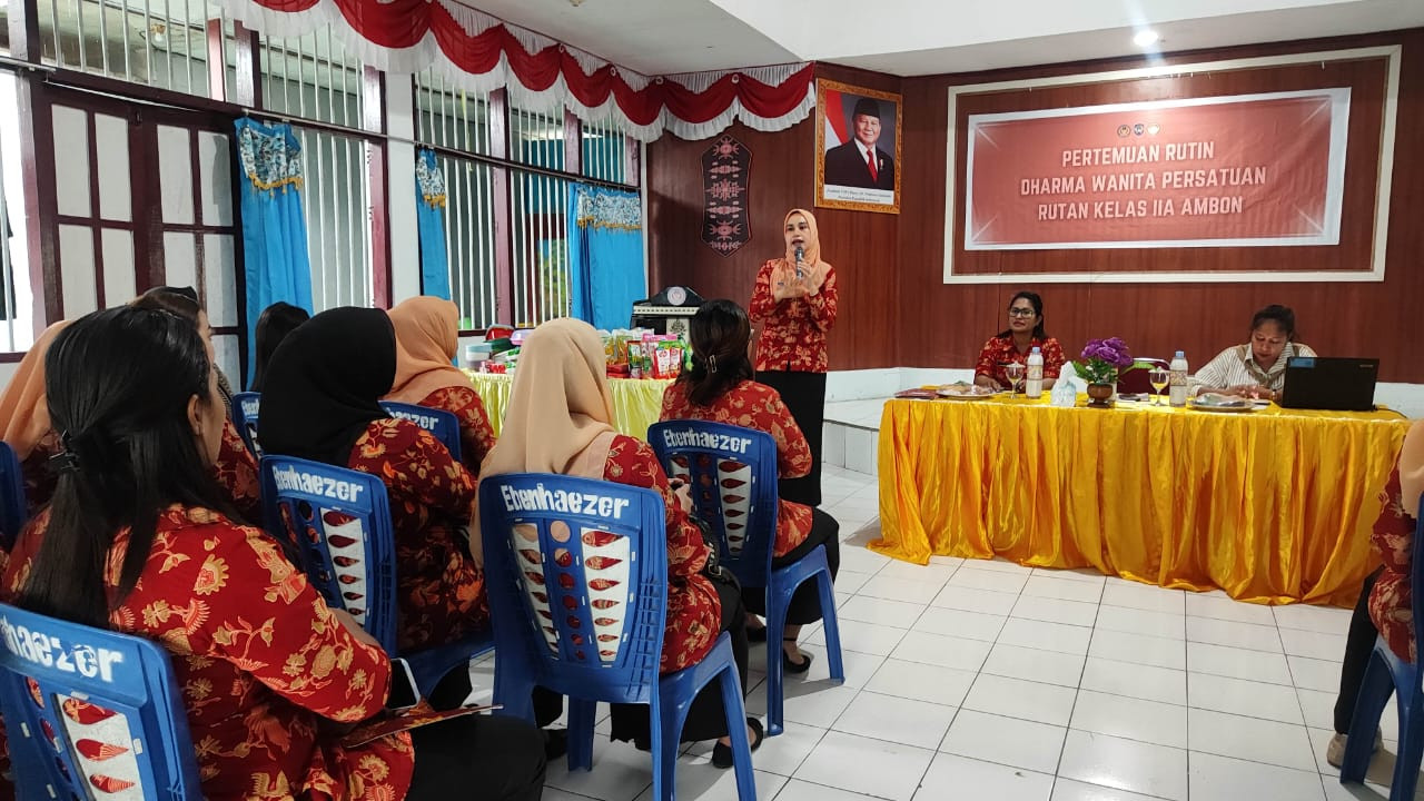 DWP Rutan Ambon Laksanakan Sosialisasi Implementasi Organisasi