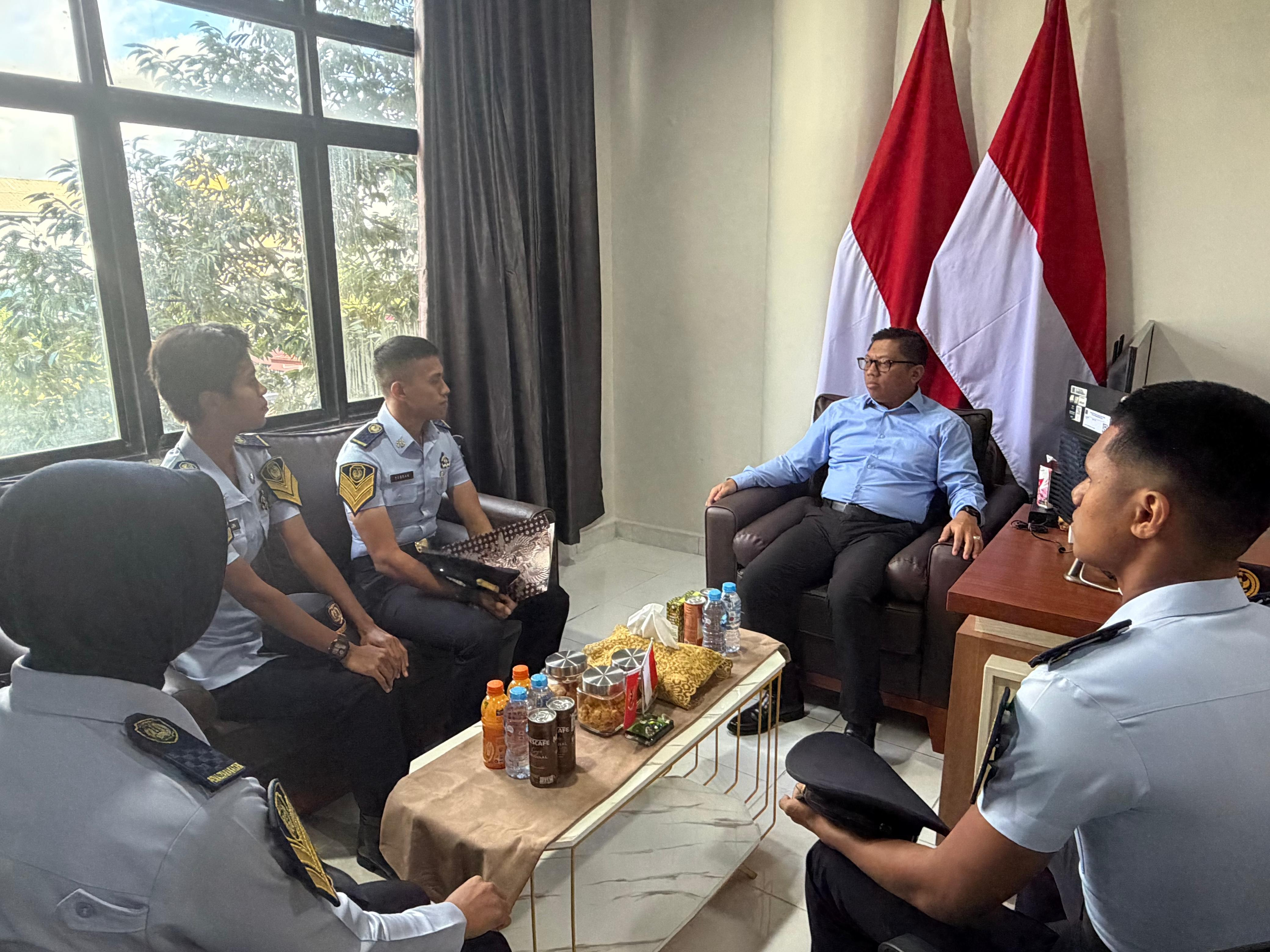 Empat Taruna Poltekip Angkatan 59 Jalani Orientasi Lapangan di UPT Pemasyarakatan Maluku