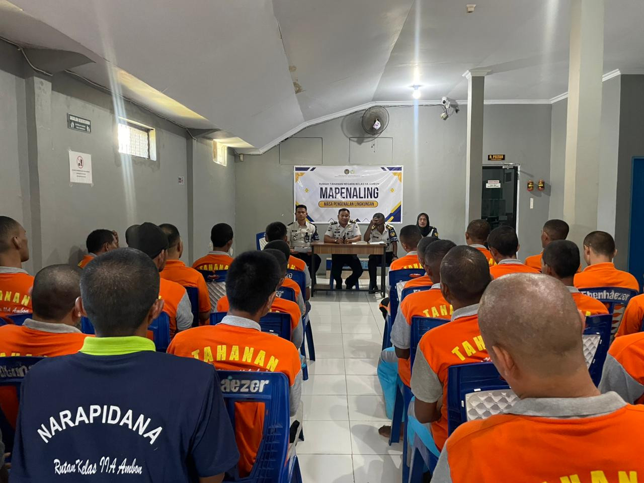 Rutan Ambon Bekali Tahanan Baru Melalui Mapenaling, Kenalkan Hak, Kewajiban dan Program Pembinaan