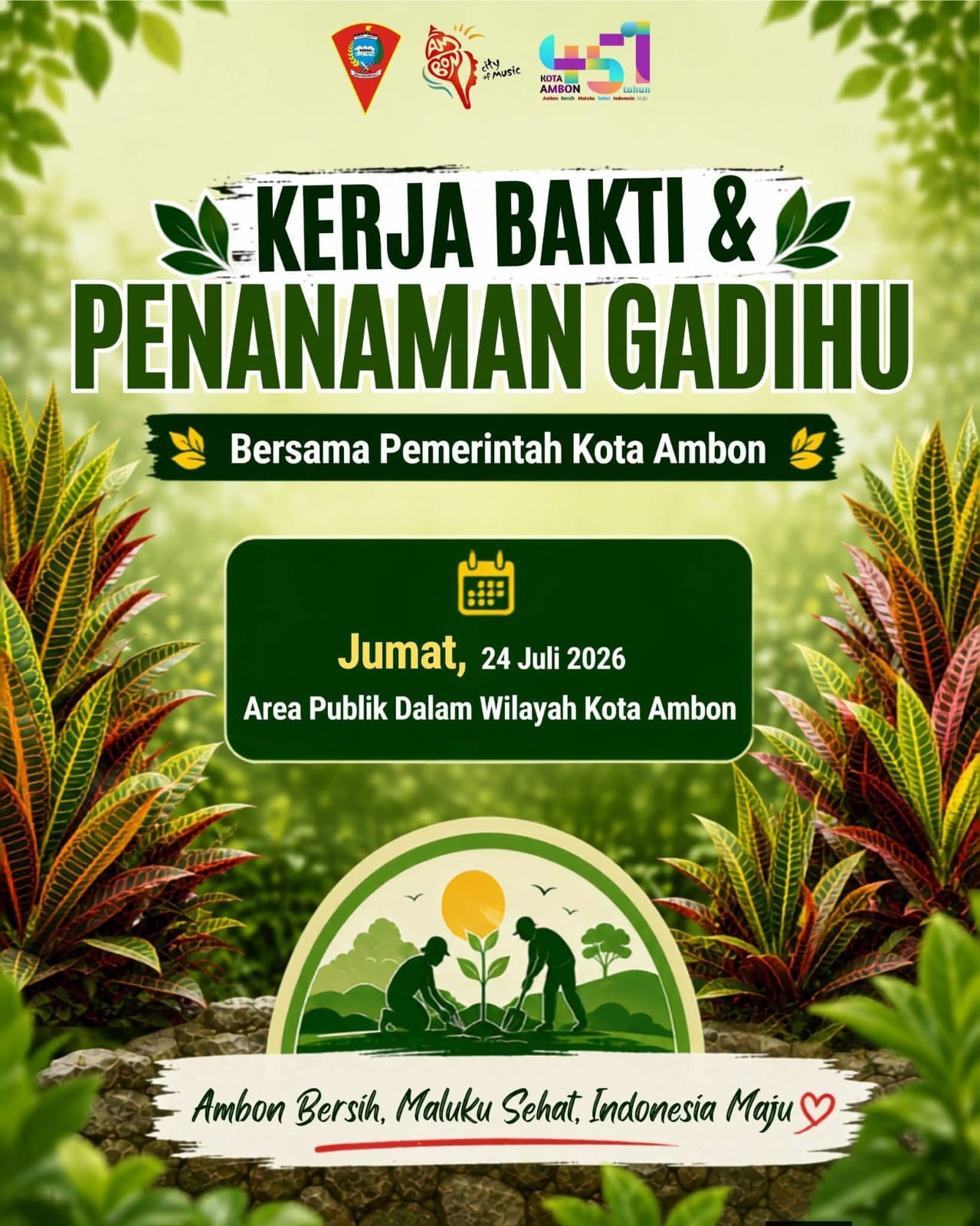 Semarak HUT ke-451, Besok Pemkot Gelar Penanaman Gadihu