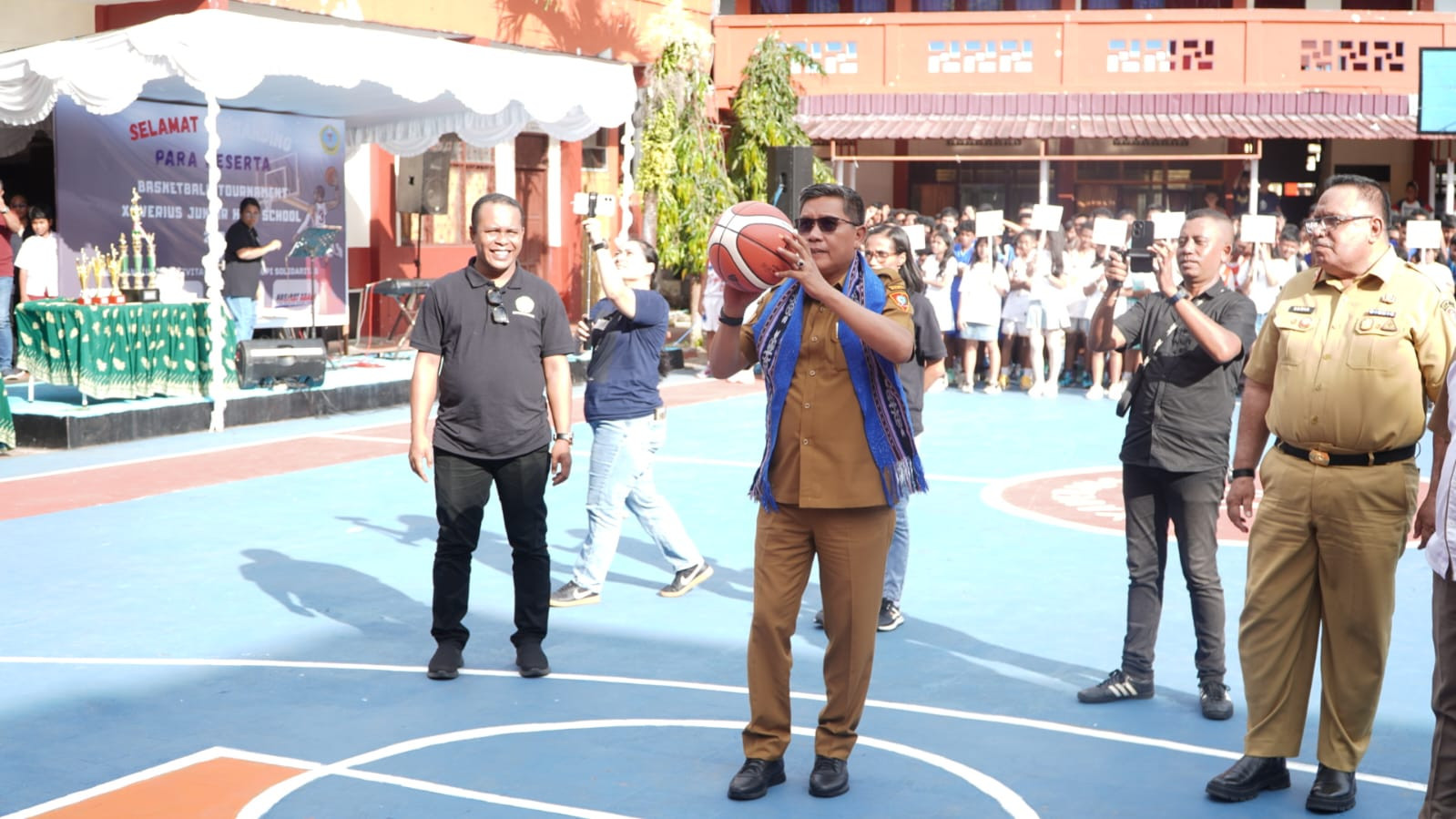 Menuju Generasi Muda, Pemkot Apresiasi Penyelenggaraan Basketball Turnamen Xaverius Junior High School