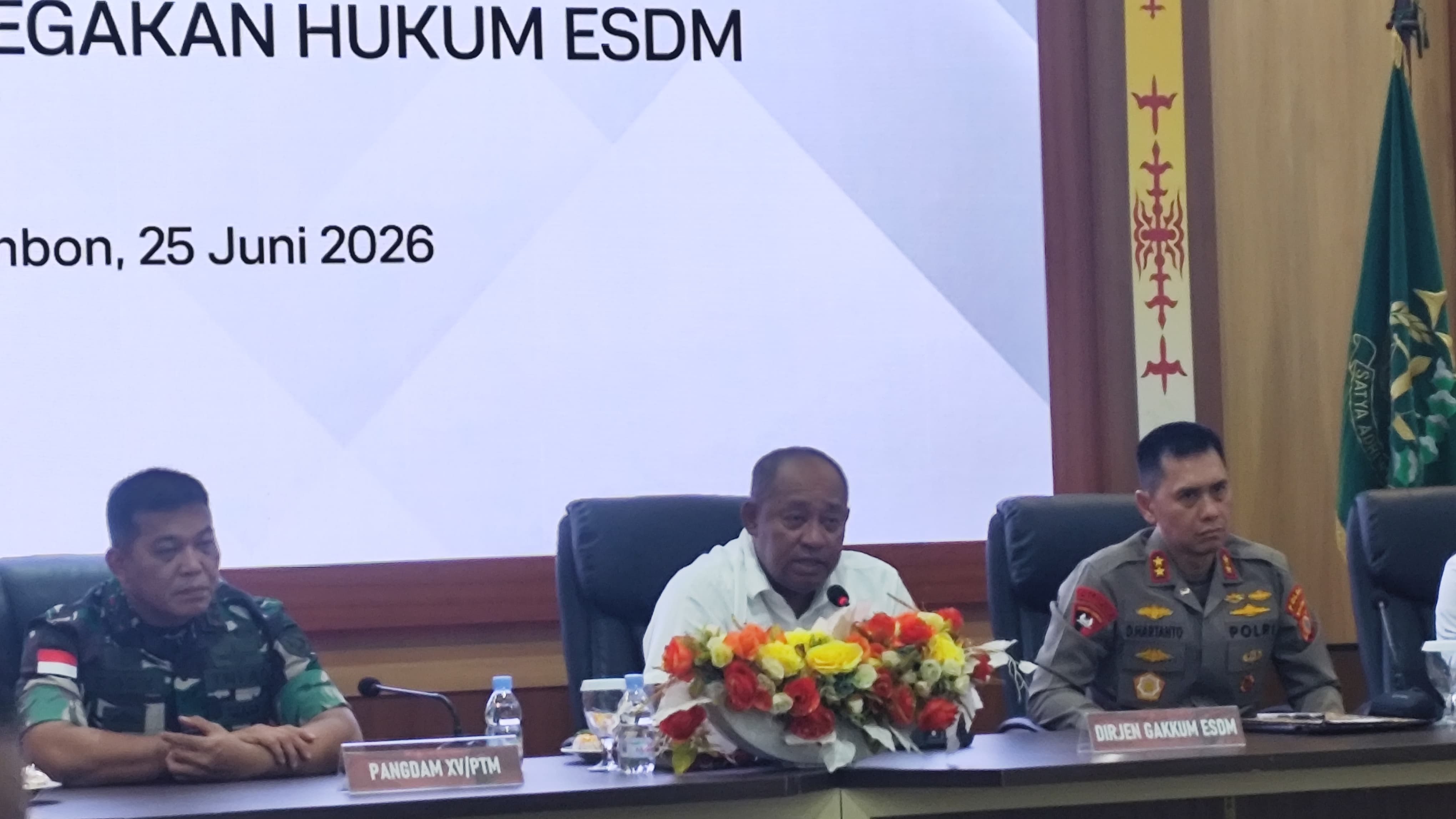 Penegakan Hukum Gunung Botak Diperkuat,Dirjen Gakkum ESDM tetapkan 25  Orang Tersangka