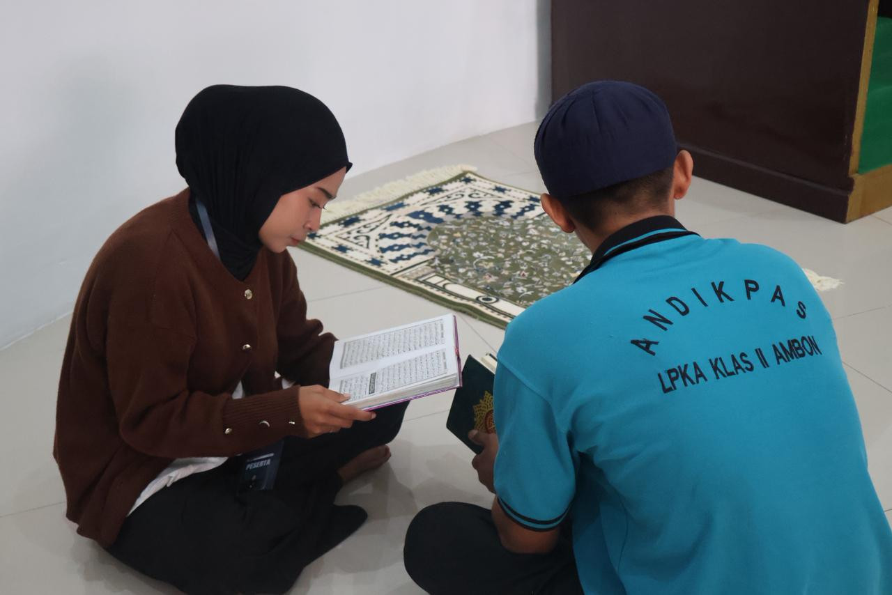 Perkuat Pembinaan Spiritual, LPKA Ambon Gelar Pendalaman Al-Qur’an bagi Anak Binaan