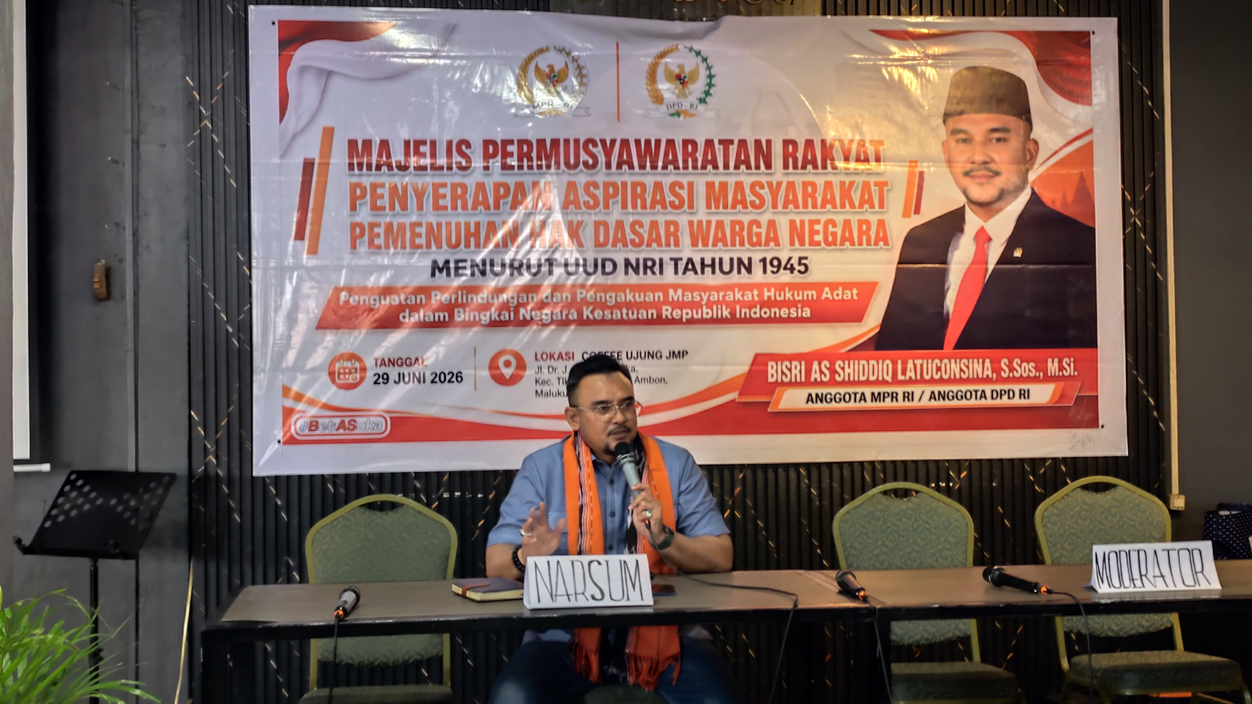 Bisri Latuconsina: Negara Jangan Terus Abaikan Masyarakat Adat, Maluku Harus Punya Payung Hukum