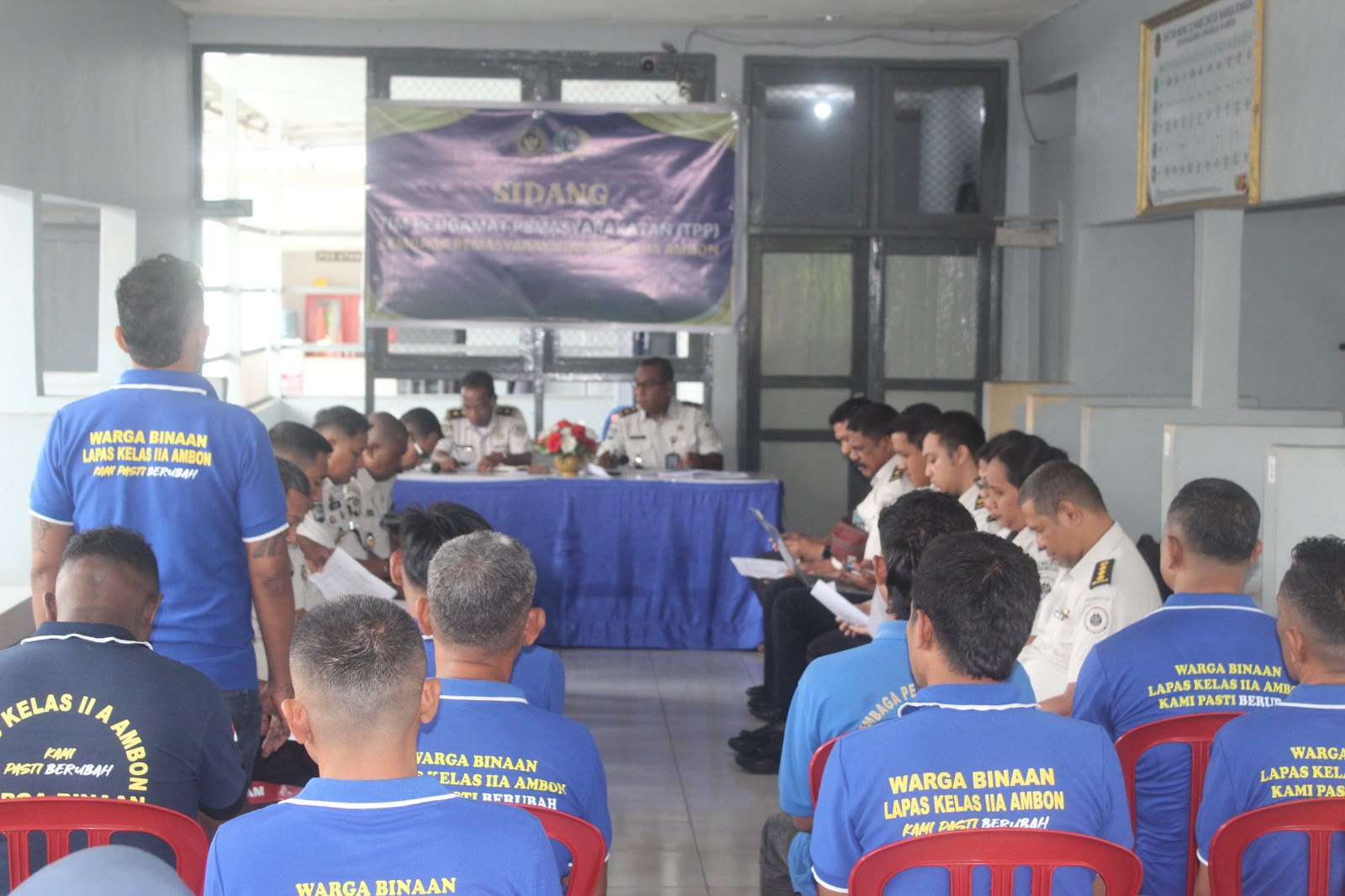 Kanwil Ditjenpas Maluku Laksanakan Sidang TPP,Wujudkan Komitmen Layanan Pemasyarakatan