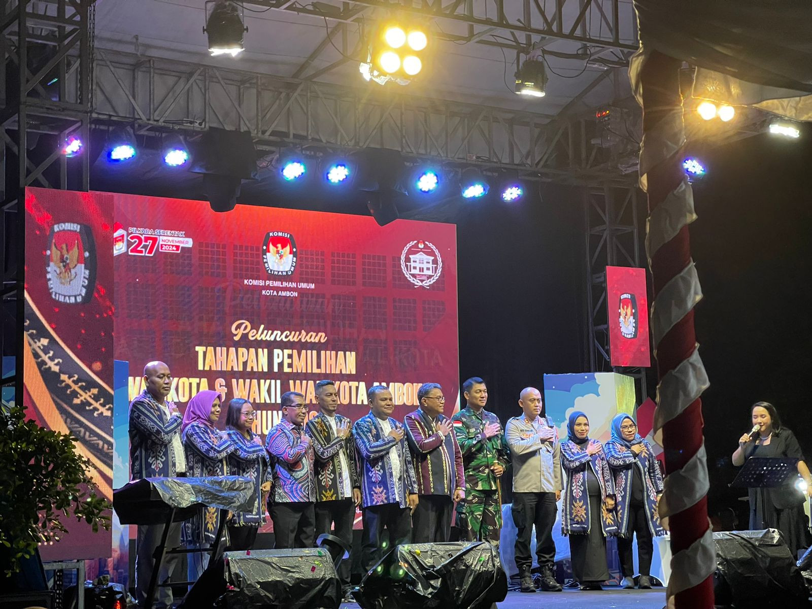 Kaya Hadiri Peluncuran Tahapan Pilkada Tahun 2024