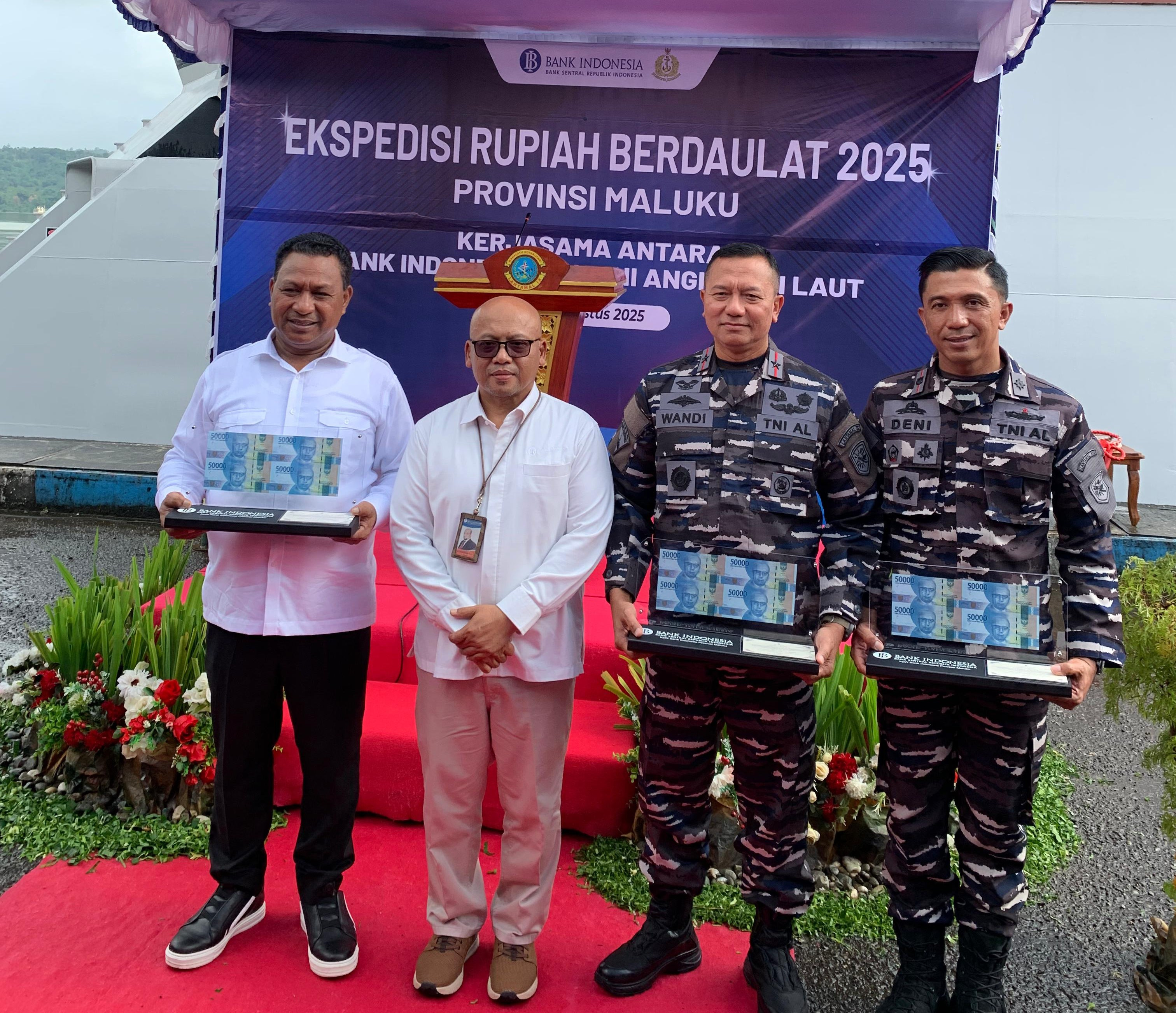 Wagub: Ucap Perkuat Kedaulatan Rupiah, BI dan TNI AL Lakukan Ekspedisi Rupiah Di Daerah 3 T