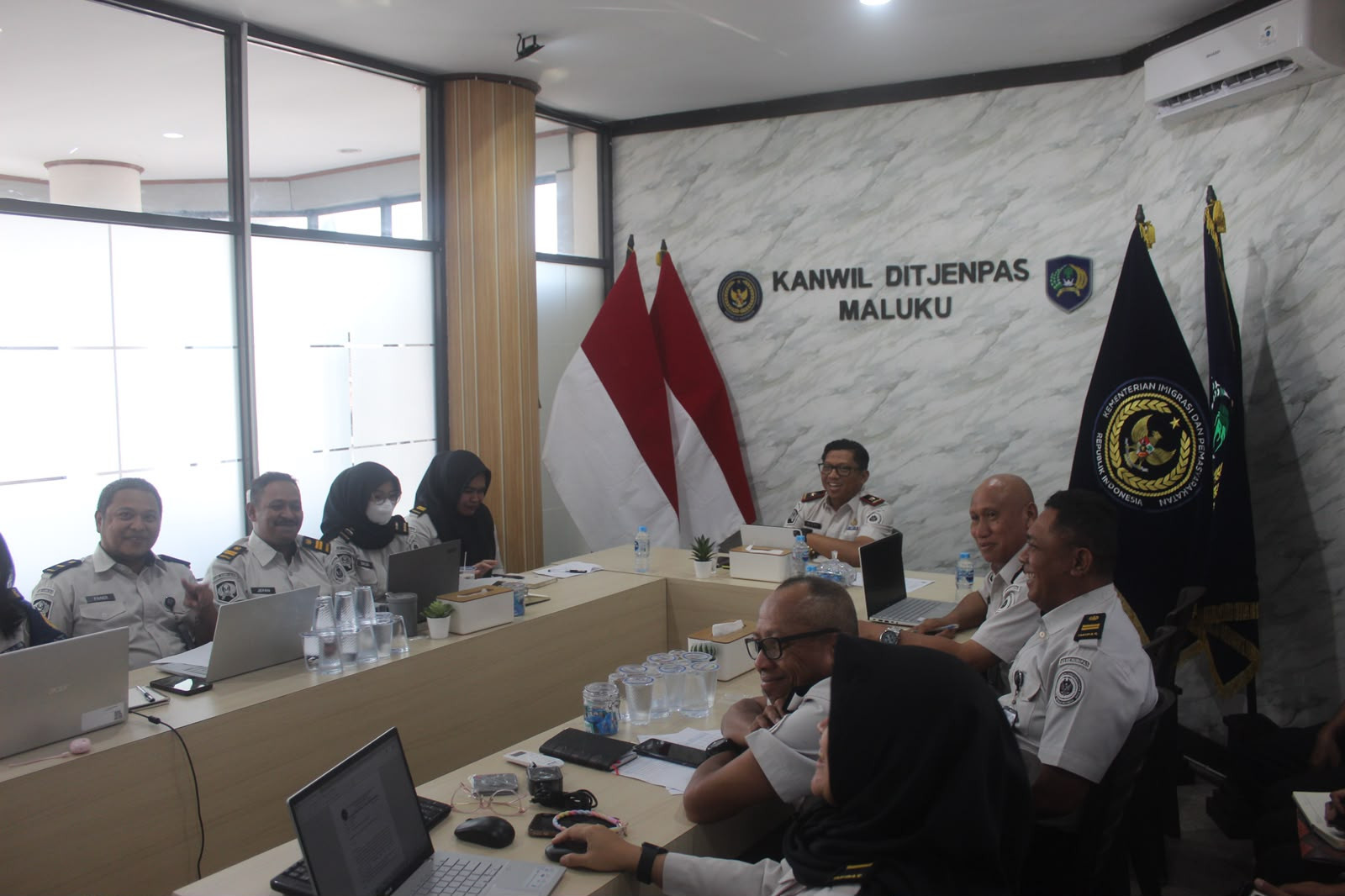Rakor Bersama Para Kapokja,Kakanwil Ditjenpas Maluku; Pentingnya  Akurasi dan Validitas Data