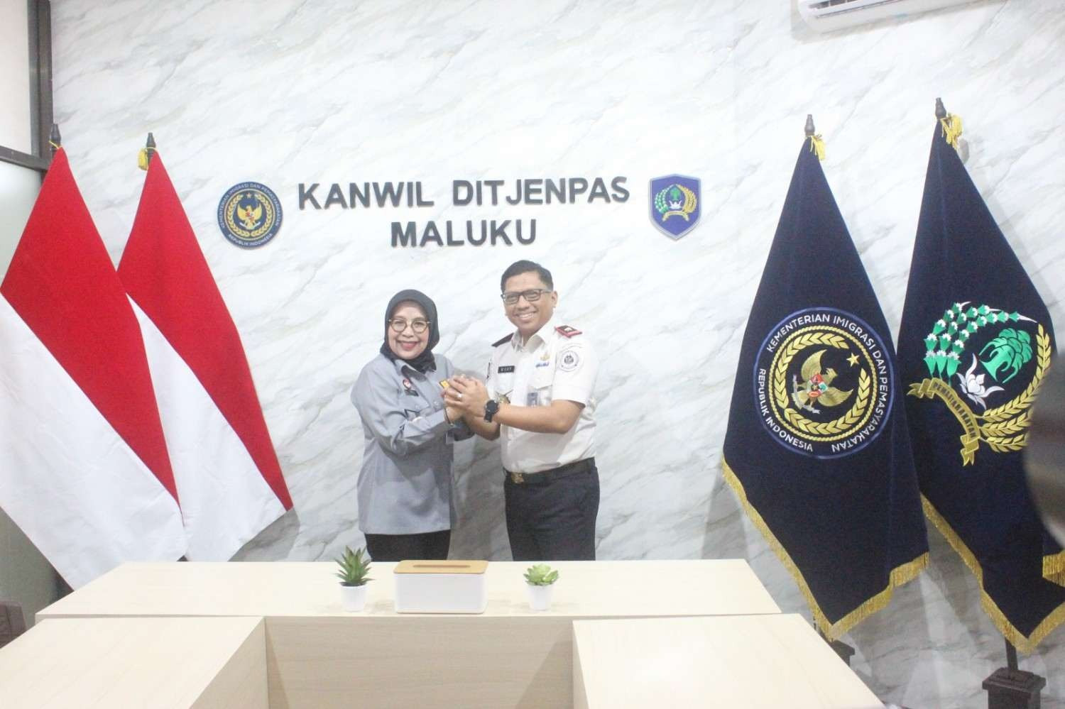 Ditjenpas Maluku Gandeng Kemenkum Maluku Tingkatkan Pelayanan Publik