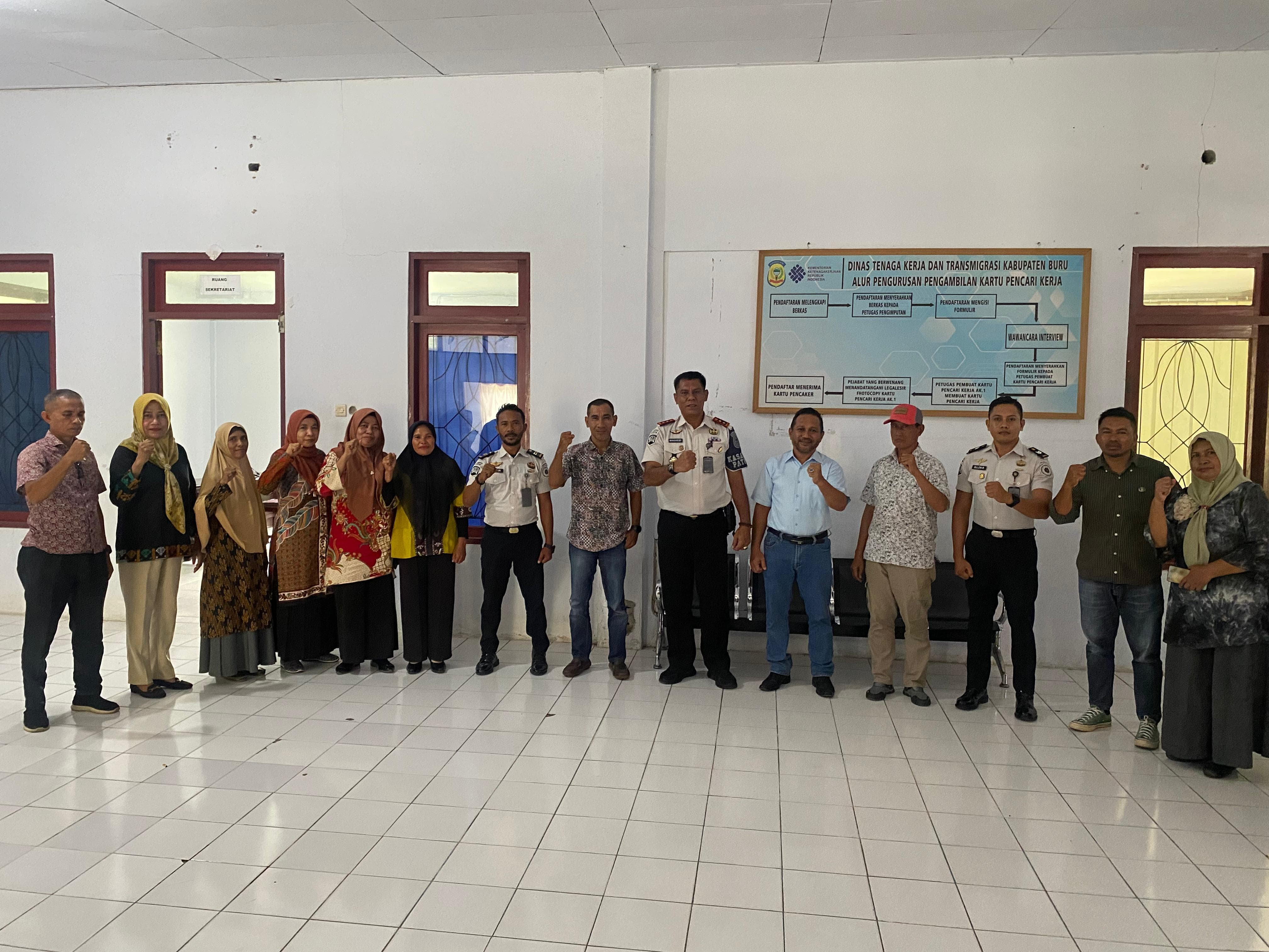 Lapas Namlea dan Disnakertrans Buru Perkuat Sinergi Pelatihan Vokasi bagi Warga Binaan