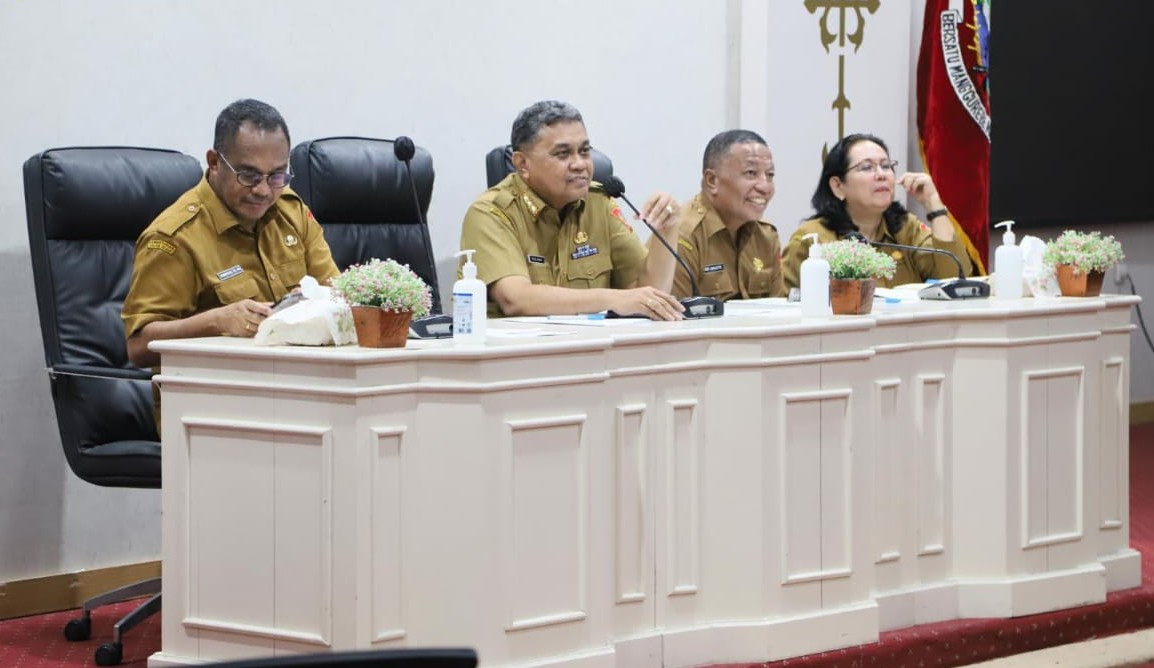 Pj.Wali Kota Pimpin Rakor Dengan Kapus dan Ahli Gizi