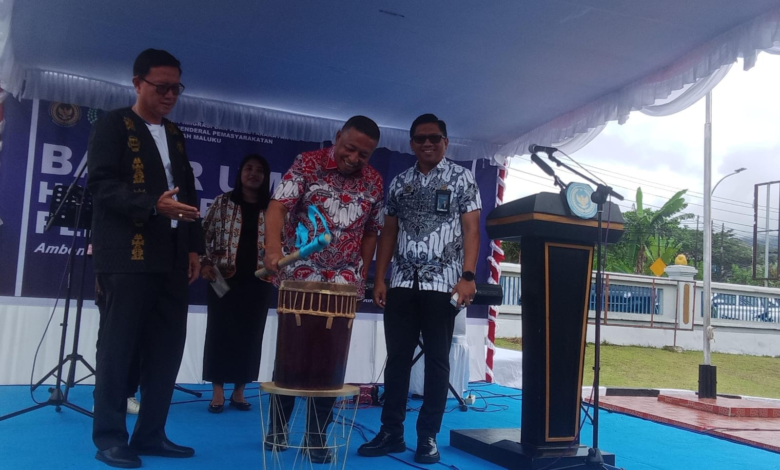 Kantor Imigrasi Ambon Meriahkan Bazar UMKM Warga Binaan di Lapas Ambon