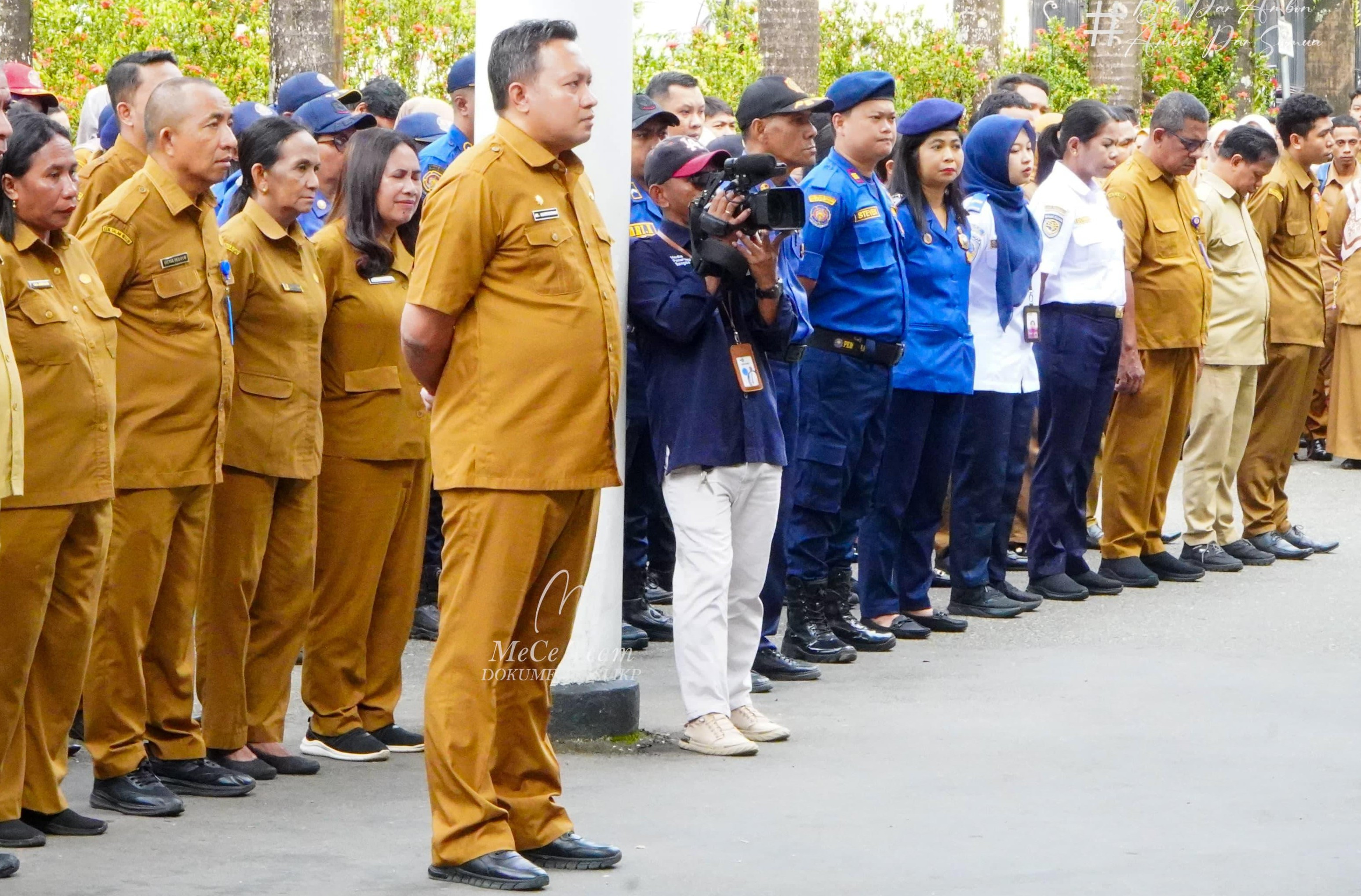 Arahan Wattimena Dalam Apel Songsong Kemerdekaan RI Dan HUT Kota