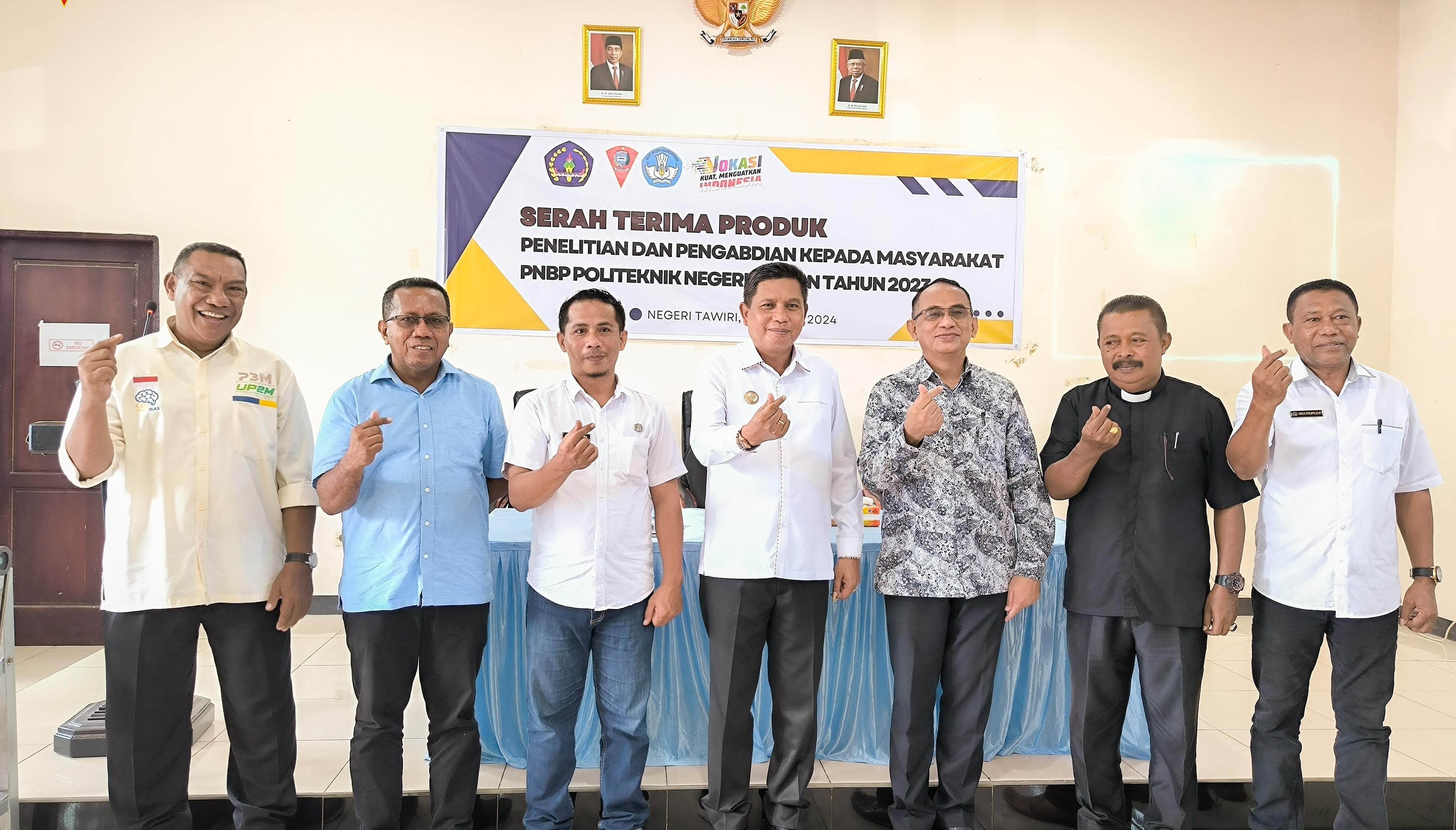 Hadiri Penyerahan Produk Teknologi, Wattimena Apresiasi Poltek Ambon