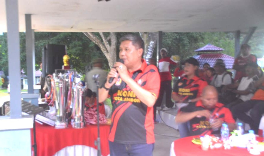 32 Juta Warnai Penutupan Turnamen Sepak Bola di Lantamal Halong