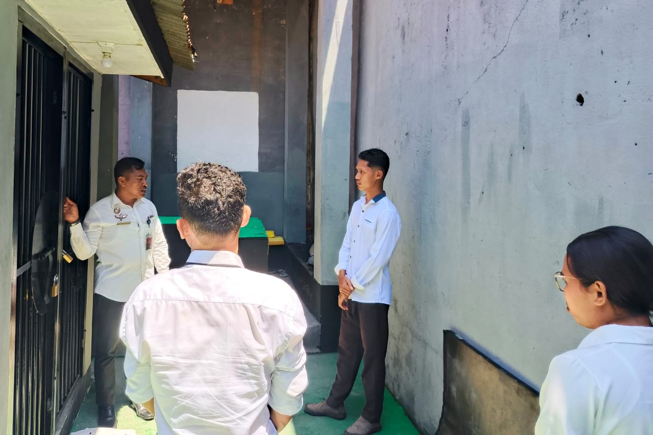 Tanamkan Jiwa Profesionalisme: Peserta Magang Kemenaker di Lapas Wahai Dibekali Materi Kamtib