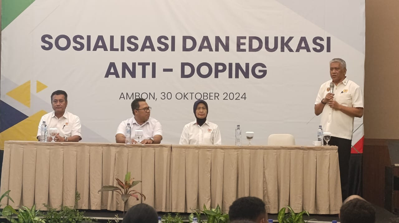 KONI Maluku Lakukan Giat Sosialisasi, Edukasi Anti-Doping Dan Ketidaktahuan Apakah Atlet tetap diberikan Sanksi?