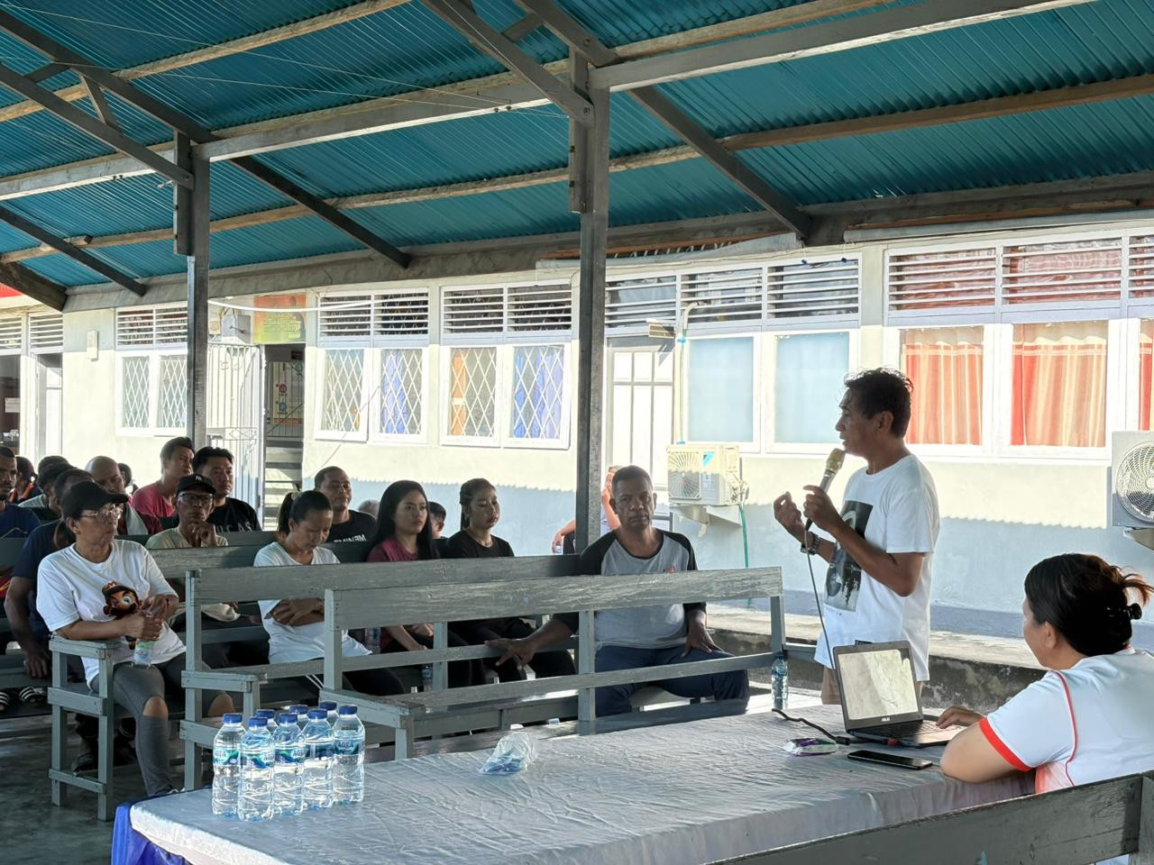 Lapas Dobo Gandeng Puskesmas Sosialisasikan Bahaya AIDS bagi Warga Binaan