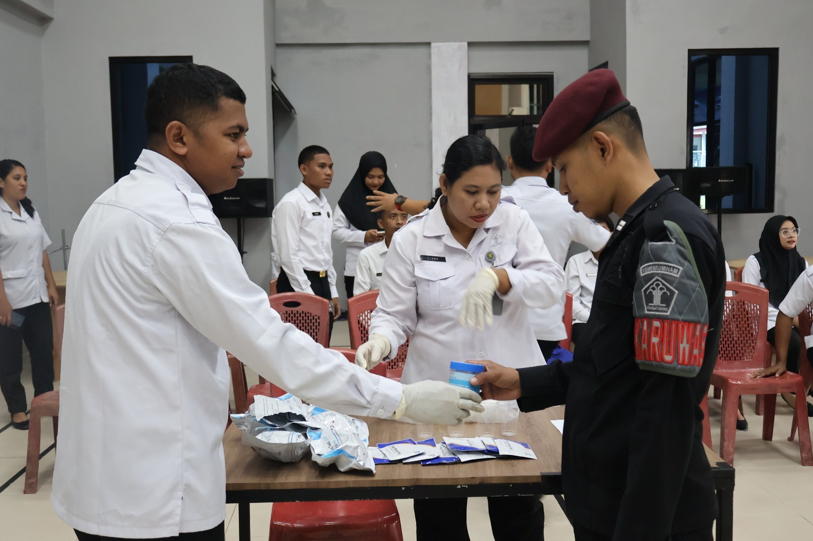 LPKA Ambon Gandeng APH Gelar Tes Urin dan Penggeledahan