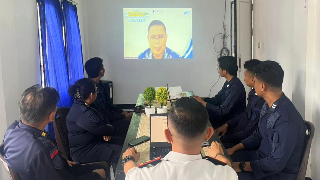 Lapas Wahai Perkuat Integritas ASN Lewat Ceramah Nasional LAN RI
