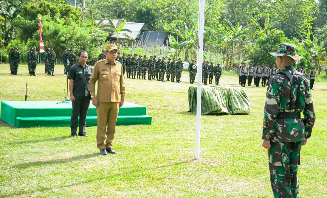 TMMD di Negeri Rumah Tiga, Wattimena : Bentuk Sinergitas TNI dan Pemerintah