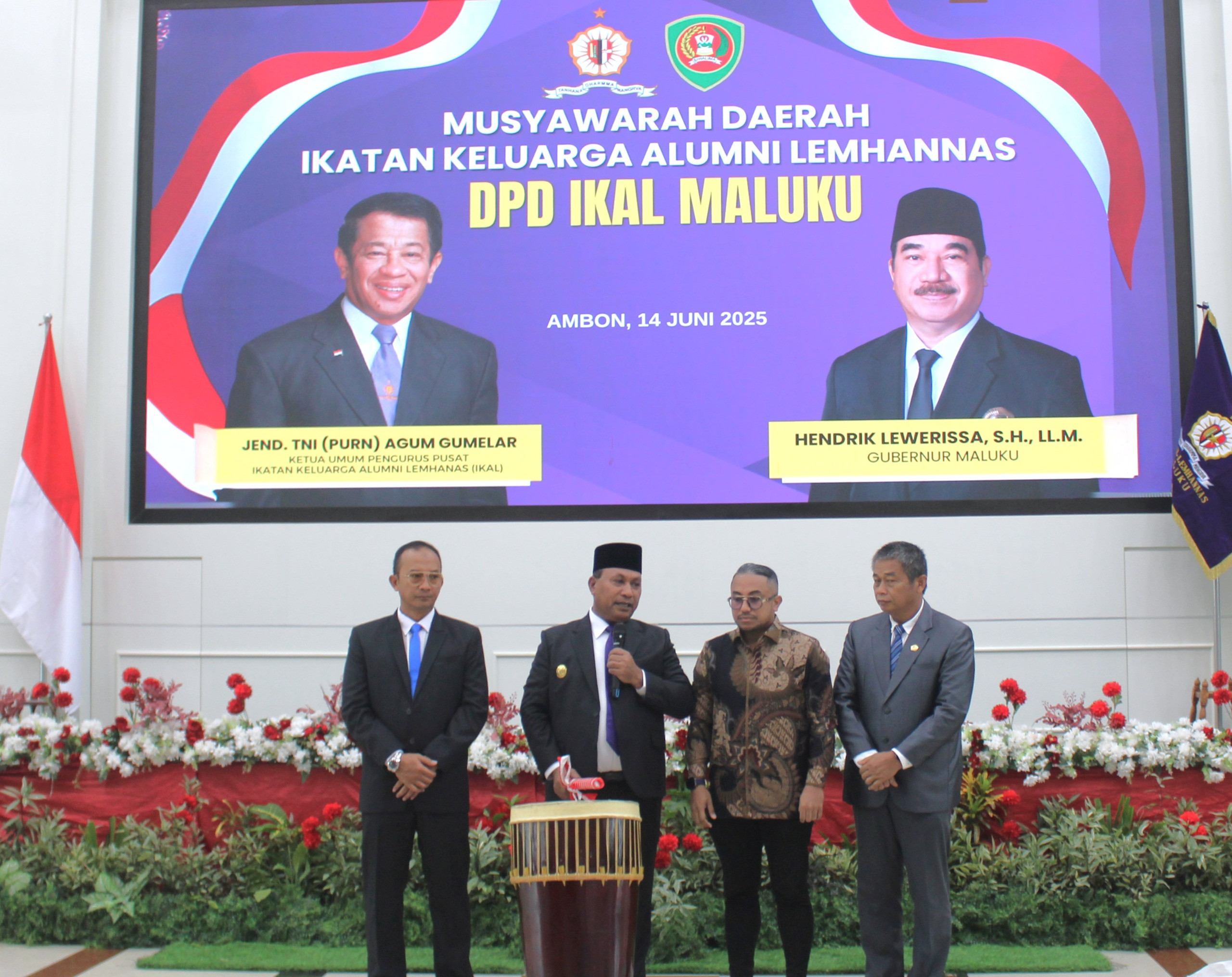 Wagub Buka Musyawara DPD IKAL LEMHANNAS Maluku
