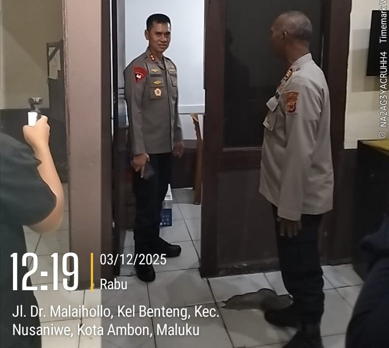 Kapolda Maluku Lakukan Kunjungan Silaturahmi dan Tinjau Pelayanan di Polsek Nusaniwe