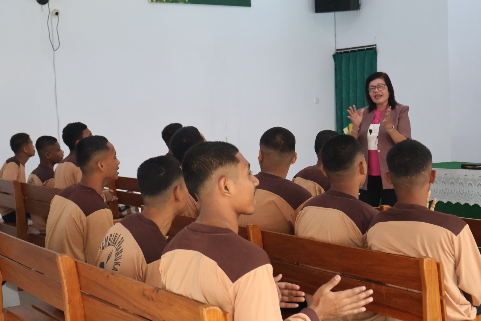 Maknai HUT GPM ke-90, Anak Binaan LPKA Ambon Terima Penguatan Iman dengan Pembinaan Kerohanian