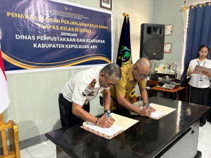 Lapas Dobo Laksanakan Penandatanganan PKS,Dukung Pelaksanaan Pembinaan Warga Binaan