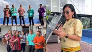 Semarak HUT ke-451, Santika Premiere Ambon Hadirkan Musik dan Goyang Wayase